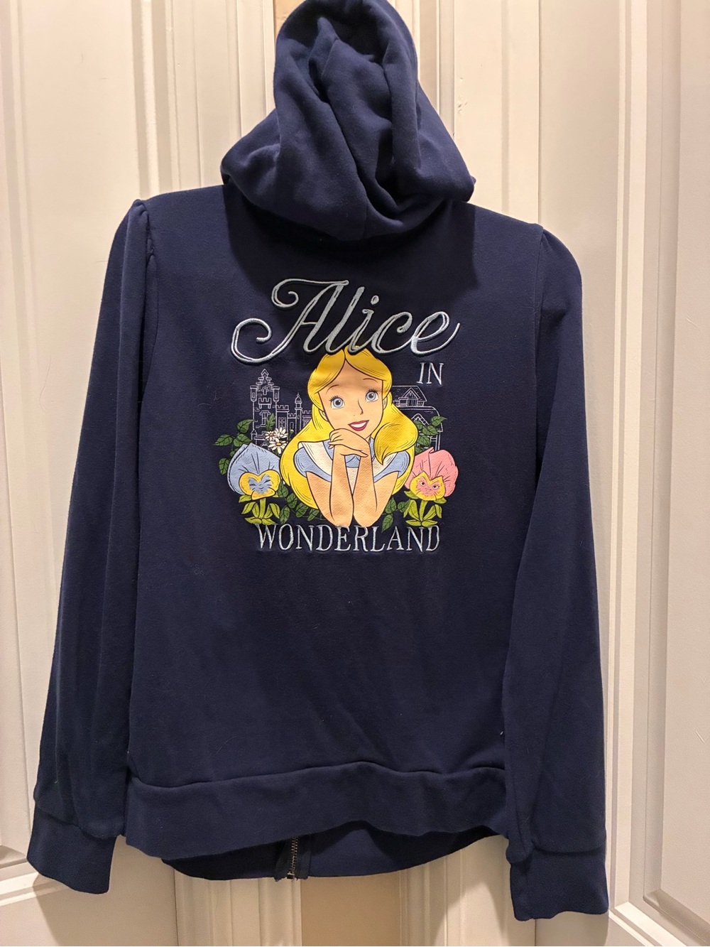 Disney Her Universe Ashely Eckstein Alice in Wonderland Hoodie with Embroidery